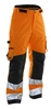 Jobman Winterhose Star Hi-Vis  orange/schwarz 