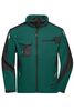 JN  Workwear Softshell Jacket - STRONG - dark-green/black 