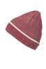 Elegant Knitted Beanie indian-red/white 