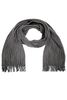 Ribbed Scarf anthracite/black 