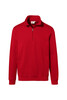 HAKRO Zip-Sweatshirt Premium rot 