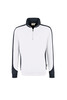 HAKRO Zip-Sweatshirt Contrast Mikralinar® Weiss 