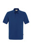 HAKRO Pocket-Poloshirt Mikralinar® bleu/grau getupft 
