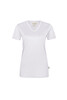 HAKRO Damen V-Shirt COOLMAX® Weiss 