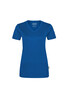 HAKRO Damen V-Shirt COOLMAX® royalblau 
