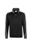 HAKRO Zip-Sweatshirt Contrast Mikralinar® schwarz 