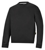 Snickers Klassisches Sweatshirt Baumwolle schwarz 