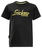 Snickers Junior Logo T-Shirt schwarz 