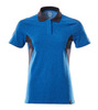 MASCOT® Accelerate - Polo-shirt azurblau/schwarzblau 